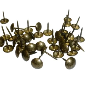 OLD GOLD DECORATIVE UPHOLSTERY NAILS