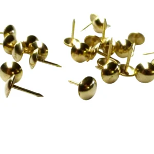 BRASS GOLD DECORATIVE UPHOLSTERY NAILS