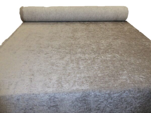 SILVER GREY Stylish Elite Chenille Upholstery Fabric