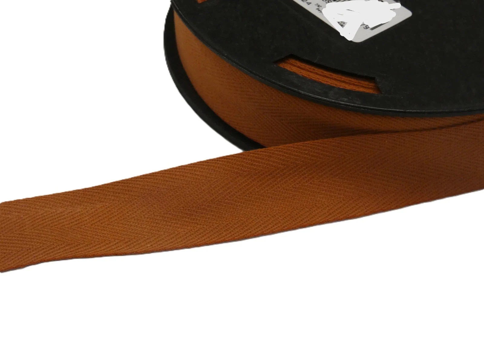 25mm Cotton Herringbone Tape RUST