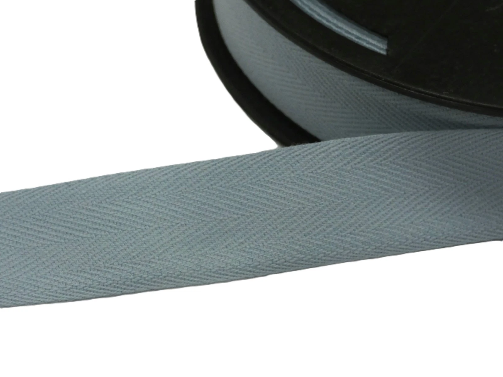 25mm Cotton Herringbone Tape SKY BLUE