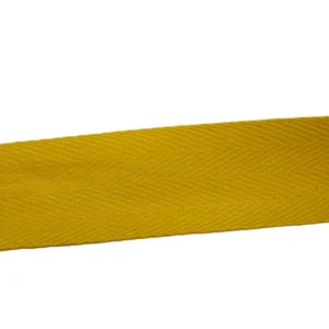 25mm Cotton Herringbone Tape YELLOW