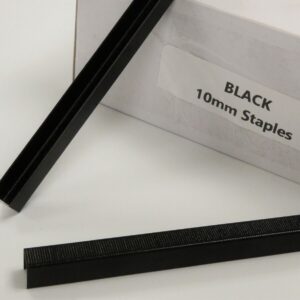 Black 10mm Upholstery Staples