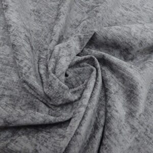 CHROME GREY Stylish Chenille Upholstery Fabric