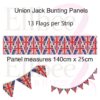 Vintage Union Jack Bunting Strips