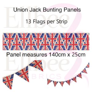 Vintage Union Jack Bunting Strips