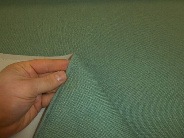 GREEN Linen Style Weave Upholstery Fabric