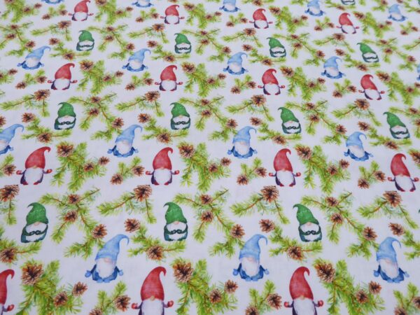 Pine Cone Gonks Cotton Fabric