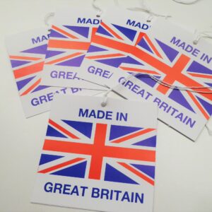 MADE IN GREAT BRITAIN Swing Ticket Labels