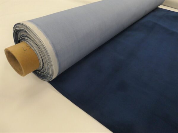 10 metres of RICH DARK NAVY BLUE Plain Velvet Upholstery Cushion Fabric 2