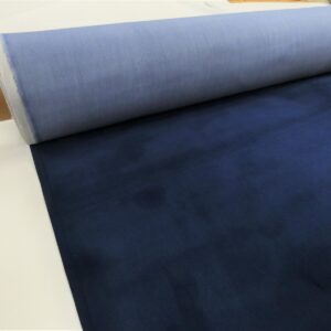 10 metres of RICH DARK BLUE Plain Velvet Upholstery Cushion Fabric