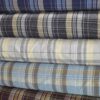 SKYE Tartan Checked Wool Effect Weave Upholstery Curtain Fabric 1 1