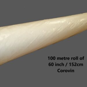 100 metre rolls of WHITE corovin 152cm wide