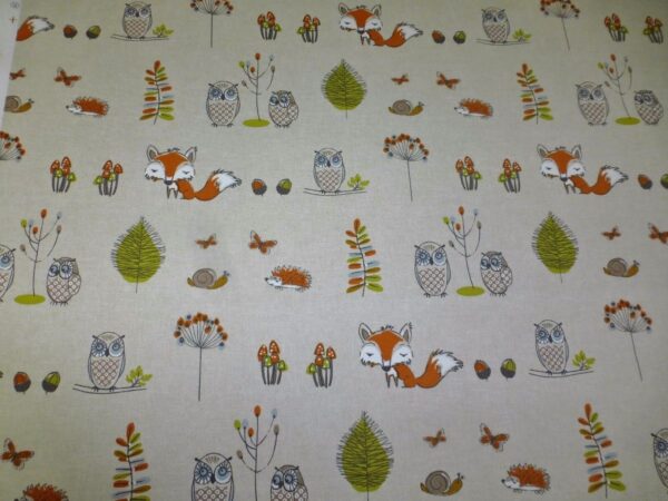 Woodland Fox by Fryetts Cotton Fabric