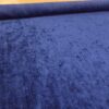COBALT BLUE Semi Plain Chenille Fabric 1