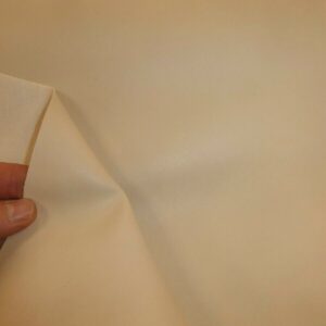 Cream Faux Leather Upholstery Fabric