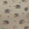 HAPPY HEDGEHOGS Cotton Rich Linen Style Fabric 1