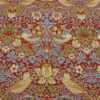 Strawberry Thief Wine Tapestry Weave Fabric