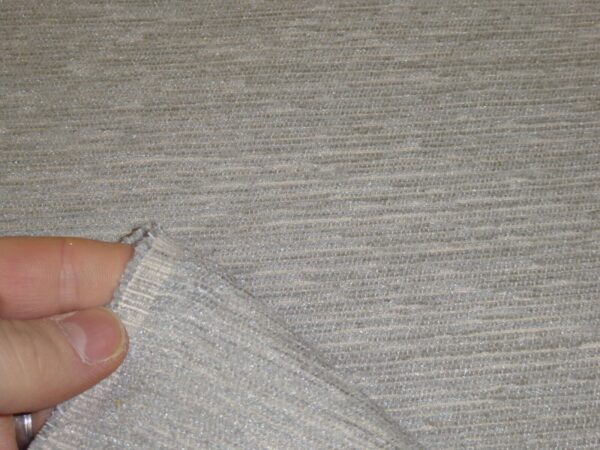 PALE GREY Chenille Upholstery Fabric 1