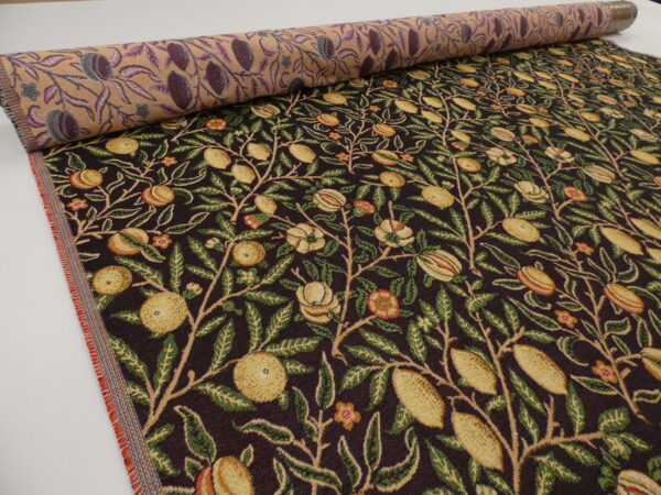 William Morris Pomegranate Ebony Tapestry Fabric