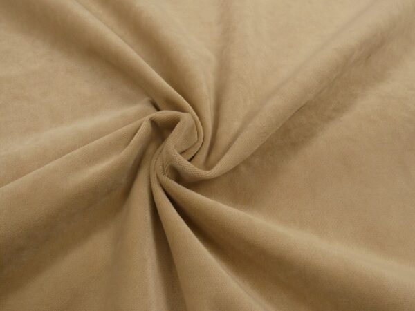 LAURA ASHLEY KENDRICK HAZELNUT Velvet Upholstery Fabric 1