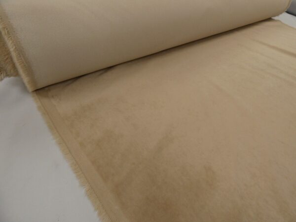 LAURA ASHLEY KENDRICK HAZELNUT Velvet Upholstery Fabric 4