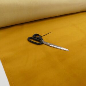 MUSTARD GOLD Plain Velvet Upholstery Cushion Fabric