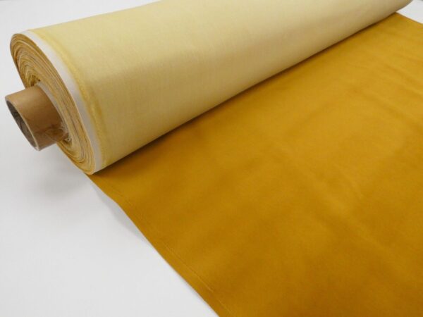 10 metres of MUSTARD GOLD Plain Velvet Upholstery Cushion Fabric