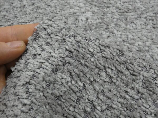 Soft Teddy Boucle Cushion Upholstery Fabric in GREY