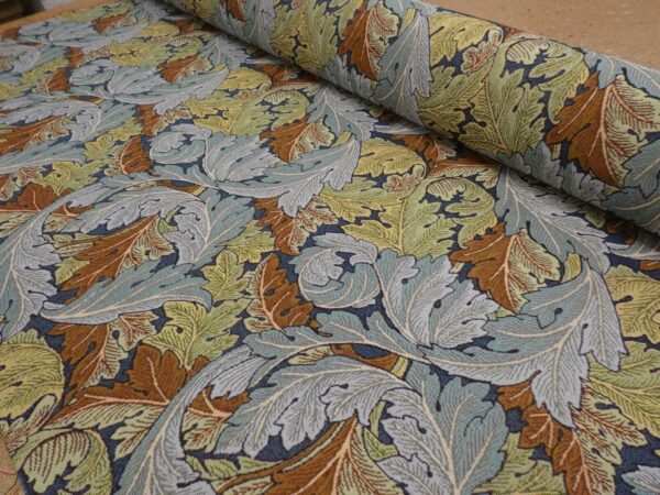 William Morris Acanthus Denim Tapestry Fabric 2