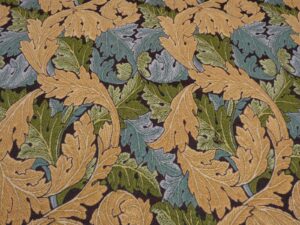 William Morris Acanthus Ebony Tapestry Fabric