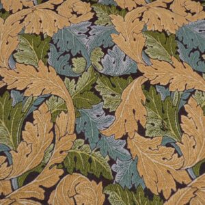 William Morris Acanthus Ebony Tapestry Fabric