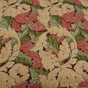 William Morris Acanthus Wine Tapestry Fabric