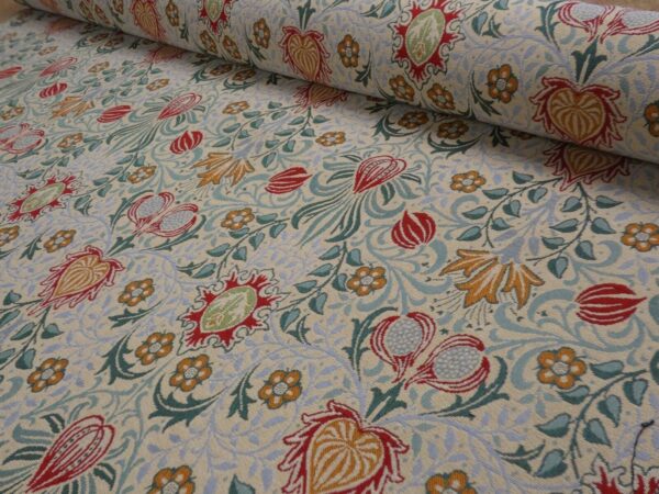 William Morris Persian Natural Tapestry Fabric 1