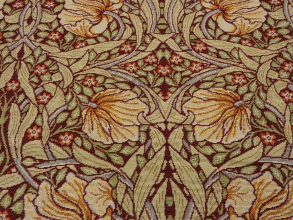 William Morris Pimpernel Damson Tapestry Fabric 1