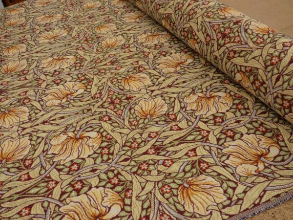 William Morris Pimpernel Damson Tapestry Fabric 2