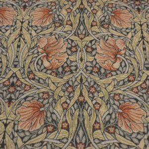 William Morris Pimpernel Russet Tapestry Fabric