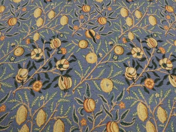 William Morris Pomegranate Grey Blue Tapestry Fabric 2