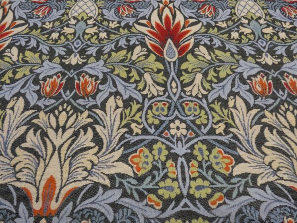 William Morris Snakeshead Grey Tapestry Fabric 1