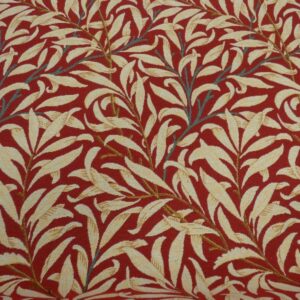 William Morris Willow Bough Crimson Tapestry Fabric