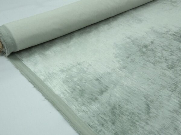 Laura Ashley Caitlyn Grey Green Velvet Upholstery Fabric 2