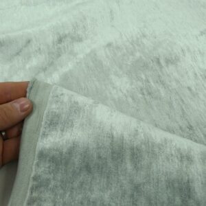 Laura Ashley Caitlyn Grey Green Velvet Upholstery Fabric