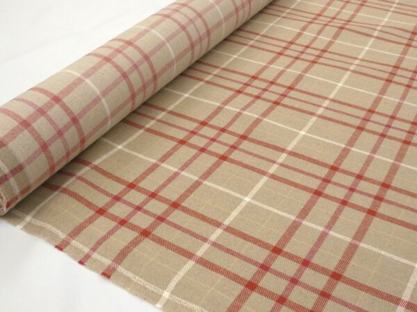 Laura Ashley Keynes Cranberry Upholstery Fabric 2
