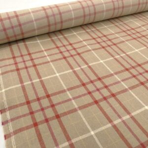 Laura Ashley Keynes Cranberry Upholstery Fabric