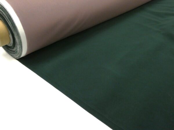 BOTTLE GREEN Plain Velvet Upholstery Fabric
