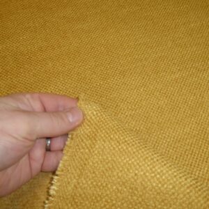 GOLD Basket Weave Upholstery Cushion Fabric