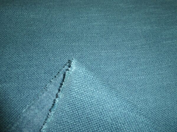 TEAL Basket Weave Upholstery Cushion Fabric