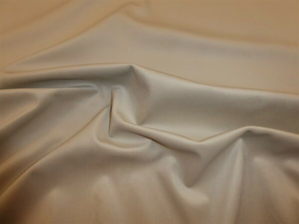 Cream Plush Velvet Fabric