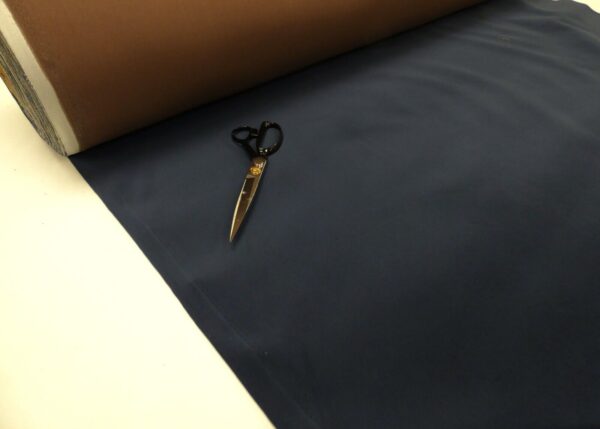 NAVY BLUE Plain Velvet Upholstery Fabric