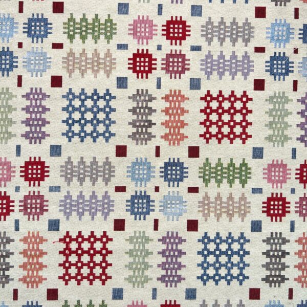 Welsh Blanket Tapestry Fabric Natural